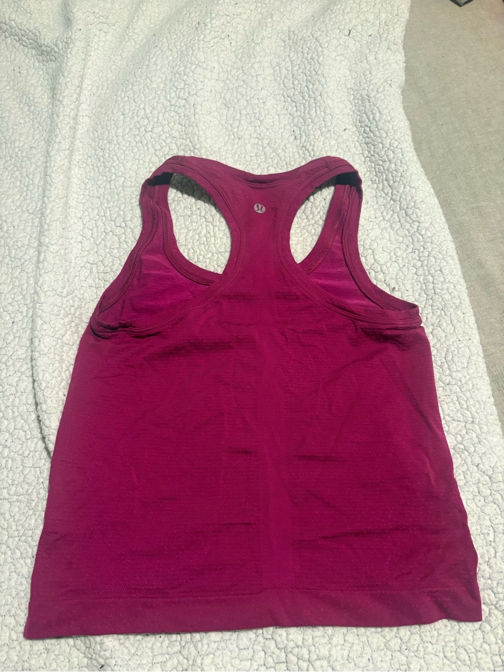 lululemon athletica Deep Pink/raspberry Racerback Workout Tank